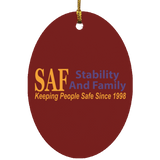 SAF - Oval Ornament