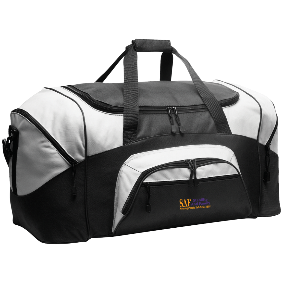 SAF - Embroidered Sport Duffel