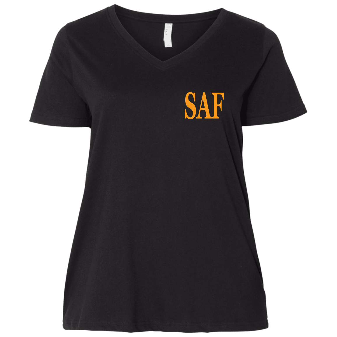 SAF - Ladies' Curvy V-Neck T-Shirt