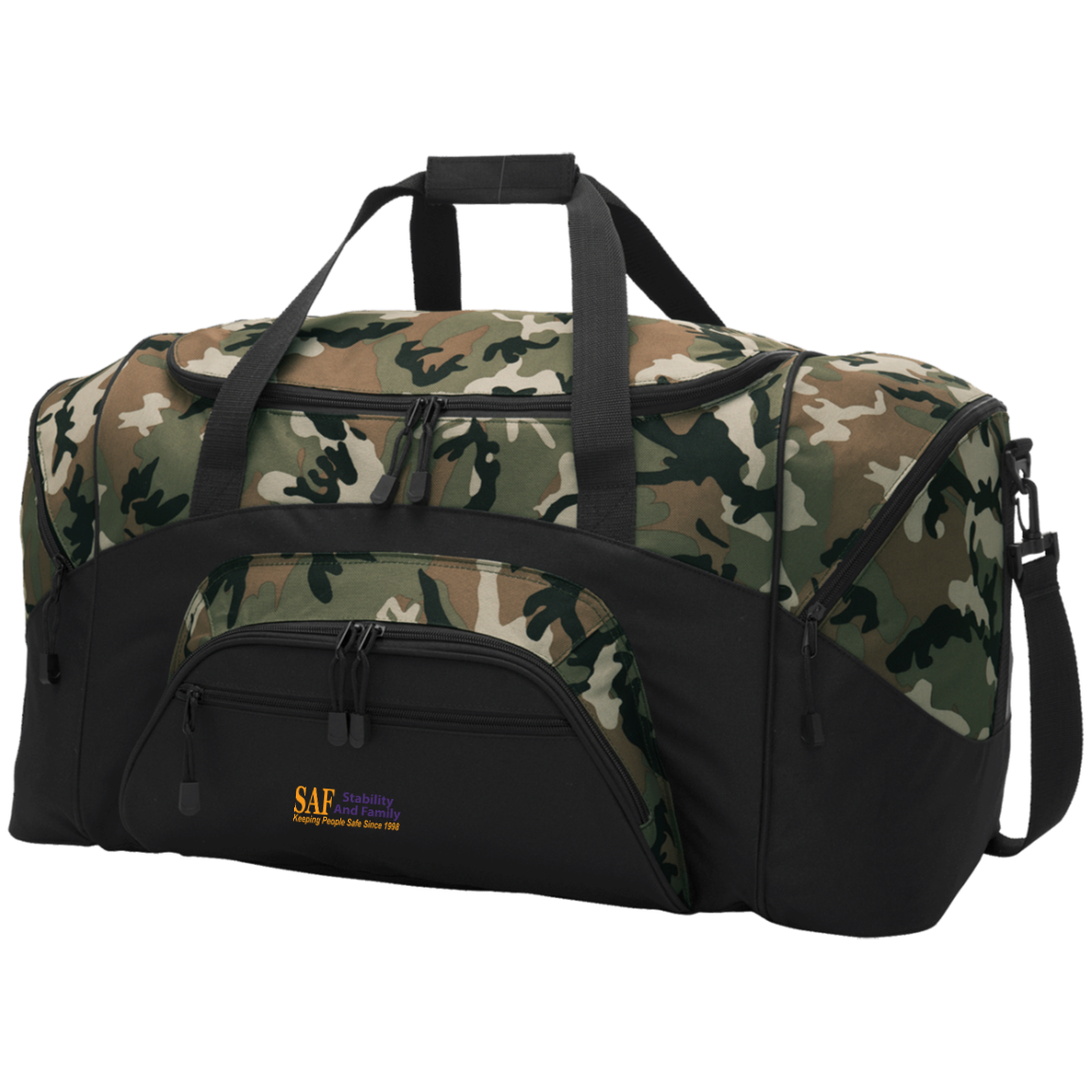 SAF - Embroidered Sport Duffel