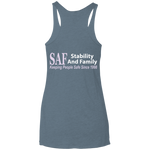 SAF - Ladies' Triblend Racerback Tank