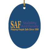 SAF - Oval Ornament