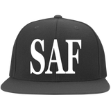 SAF - Flat Bill Twill Flexfit Cap