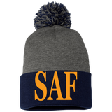 SAF - Pom Pom Knit Cap