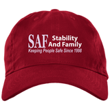 SAF - Brushed Twill Unstructured Dad Cap