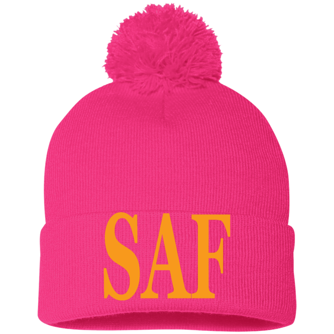 SAF - Pom Pom Knit Cap