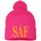 SAF - Pom Pom Knit Cap