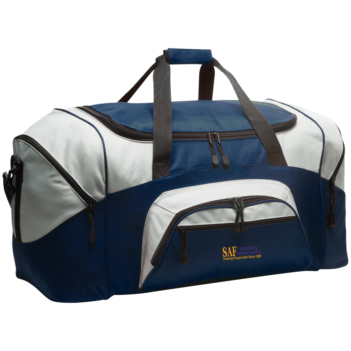 SAF - Embroidered Sport Duffel