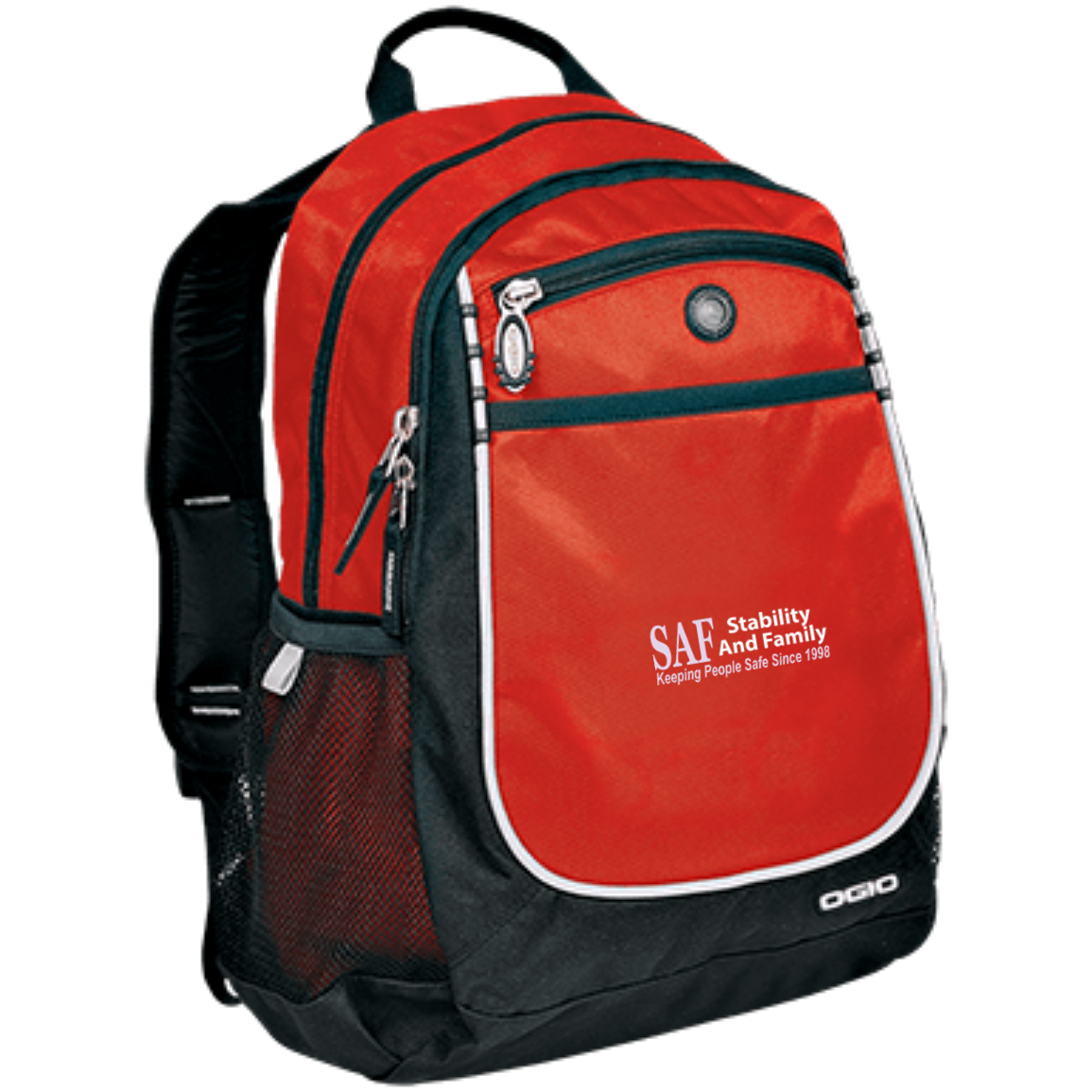 SAF - Embroidered Rugged Bookbag