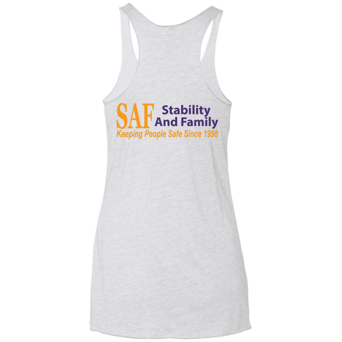 SAF - Ladies' Triblend Racerback Tank