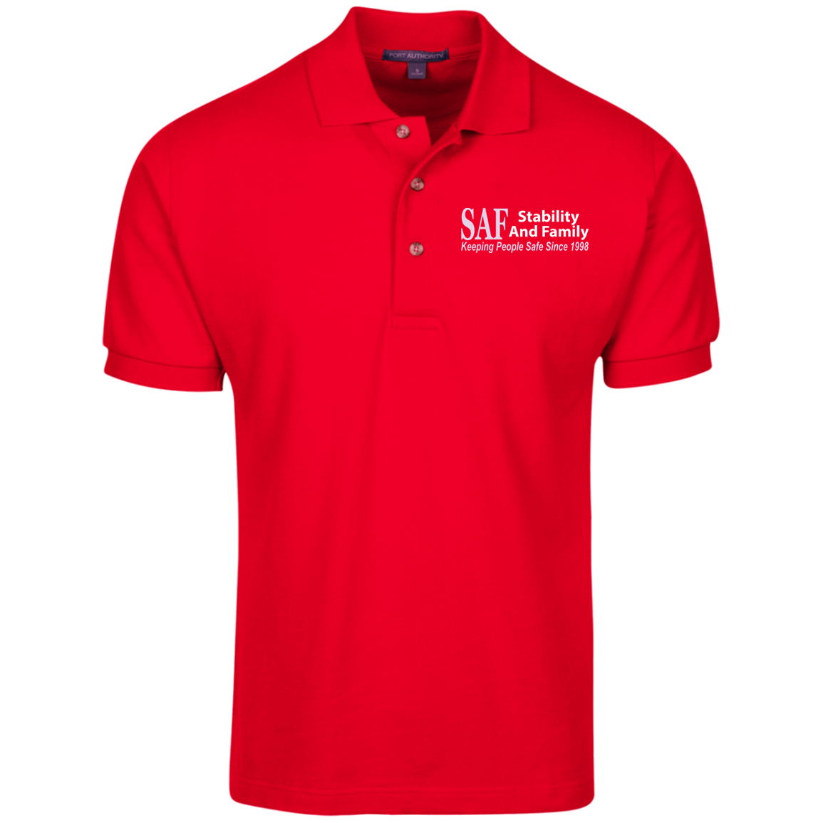 SAF - Men's Pique Knit Polo