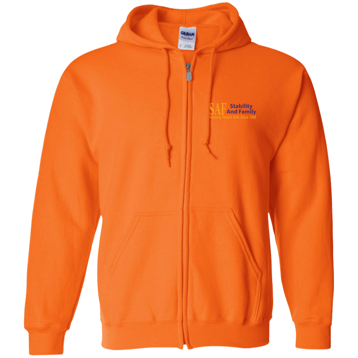 SAF - Zip Up Hooded Sweatshirt