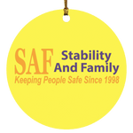 SAF - Circle Ornament