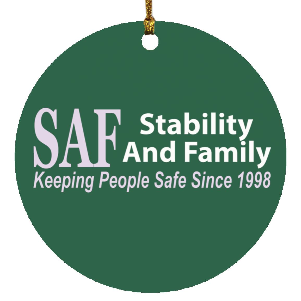 SAF - Circle Ornament