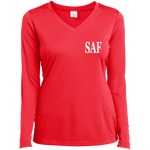 SAF - Ladies’ Long Sleeve Performance V-Neck Tee