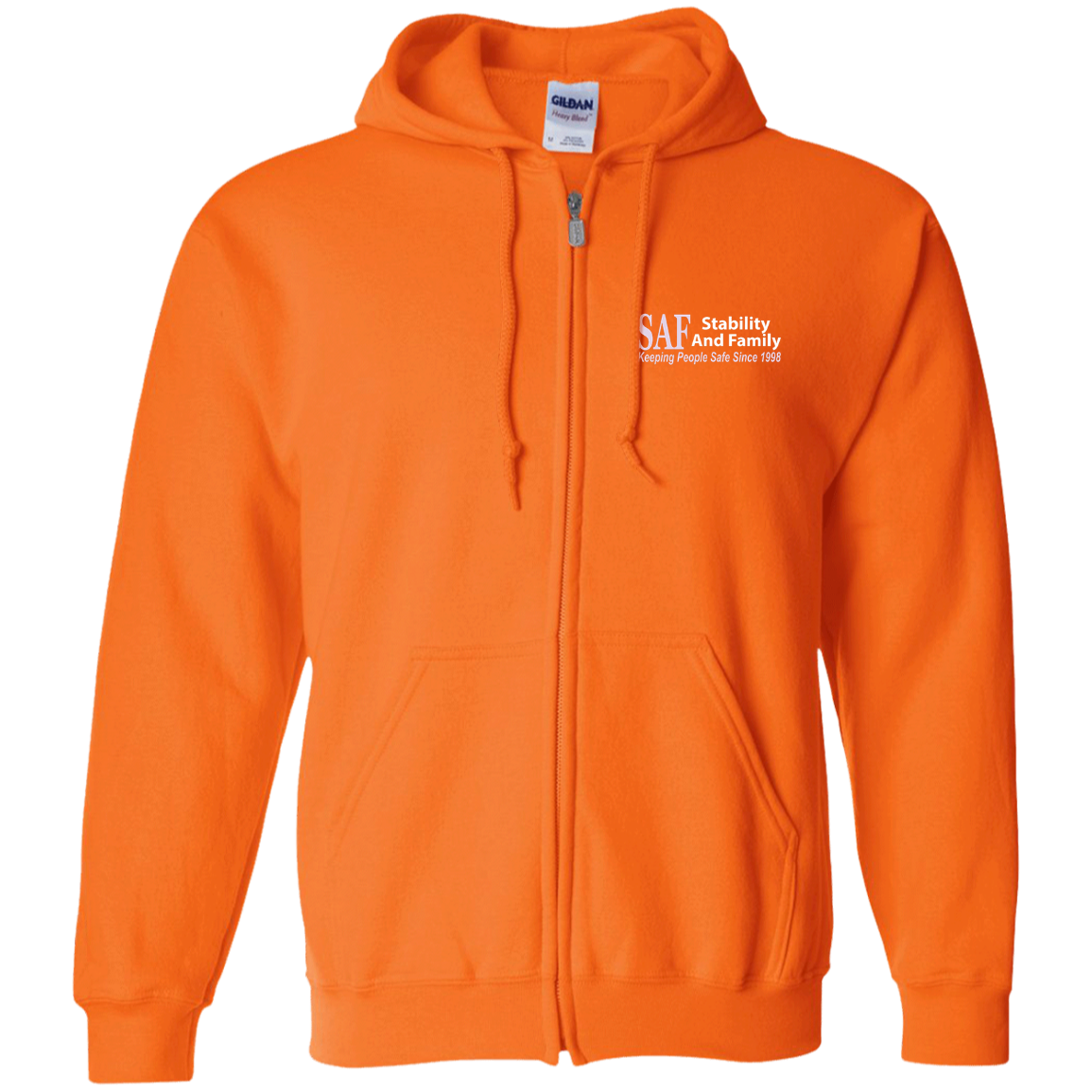 SAF - Zip Up Hooded Sweatshirt