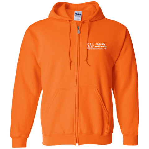 SAF - Zip Up Hooded Sweatshirt