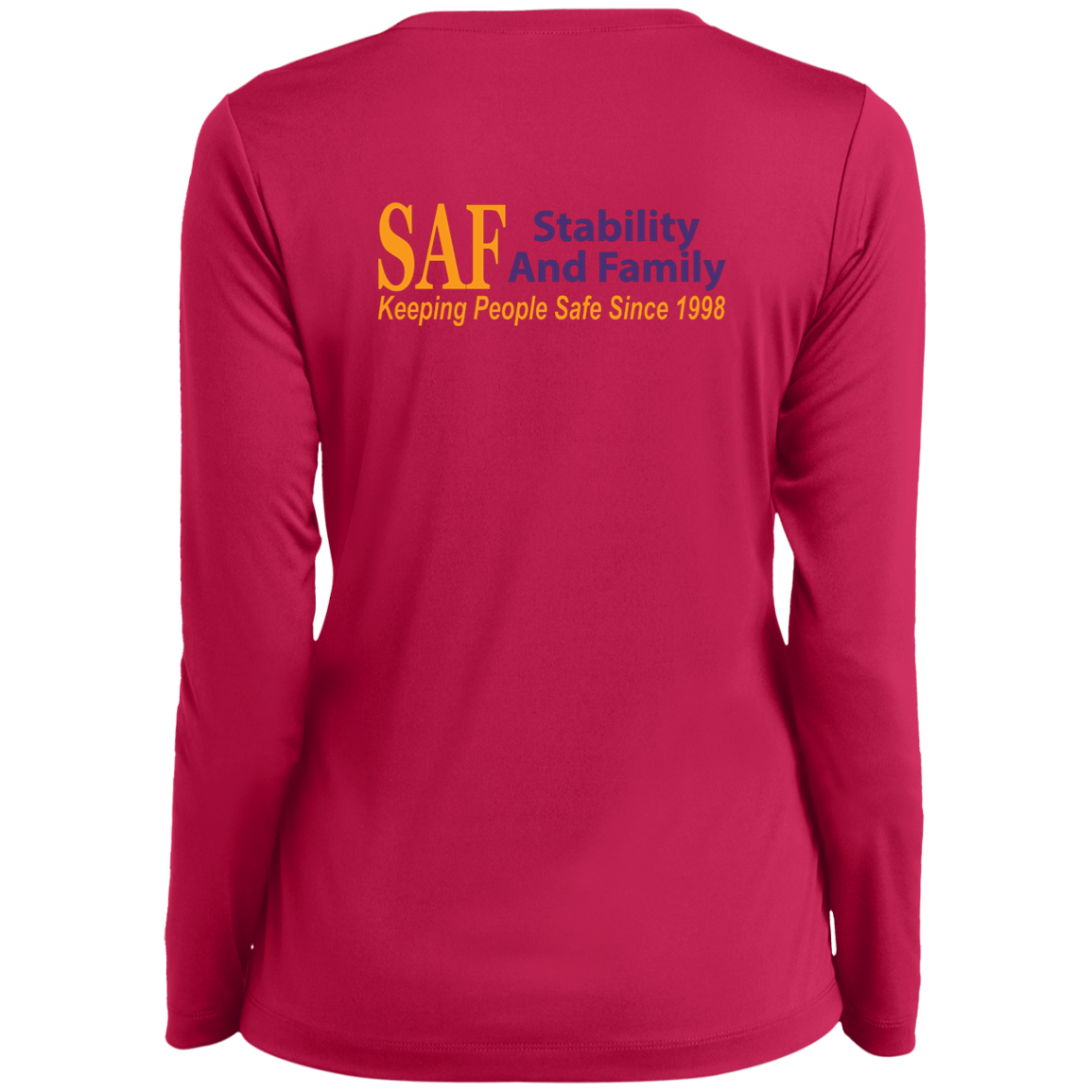 SAF - Ladies’ Long Sleeve Performance V-Neck Tee