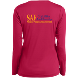 SAF - Ladies’ Long Sleeve Performance V-Neck Tee