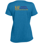 SAF - Ladies' Heather Scoop Neck Performance Tee