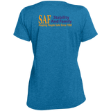 SAF - Ladies' Heather Scoop Neck Performance Tee