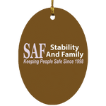SAF - Oval Ornament