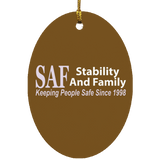 SAF - Oval Ornament