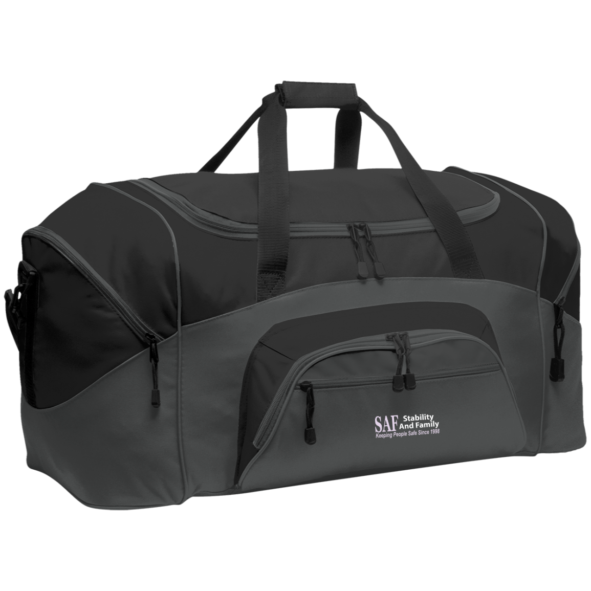 SAF - Embroidered Sport Duffel