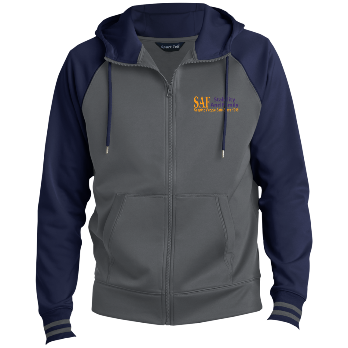SAF - Men's Sport-Wick® Full-Zip Hooded Jacket