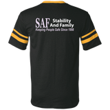 SAF - V-Neck Sleeve Stripe Jersey