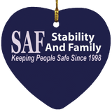 SAF - Heart Ornament