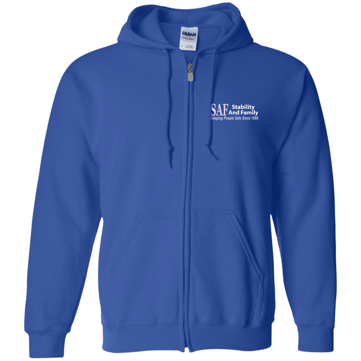 SAF - Zip Up Hooded Sweatshirt