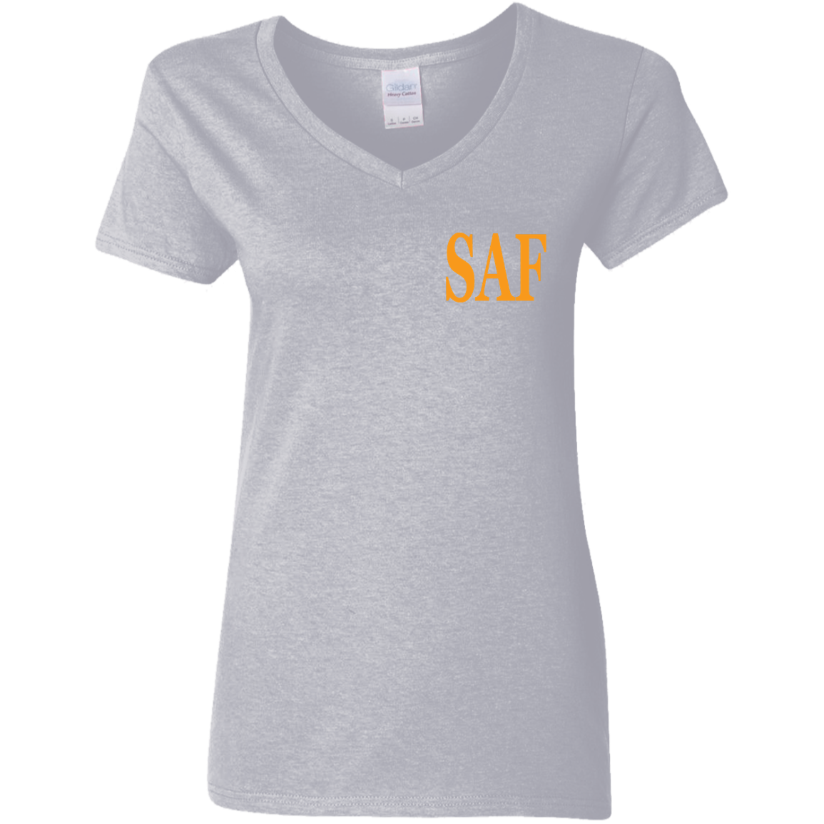 SAF - Ladies' 5.3 oz. V-Neck T-Shirt