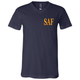 SAF - Unisex Jersey SS V-Neck T-Shirt