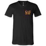 SAF - Unisex Jersey SS V-Neck T-Shirt