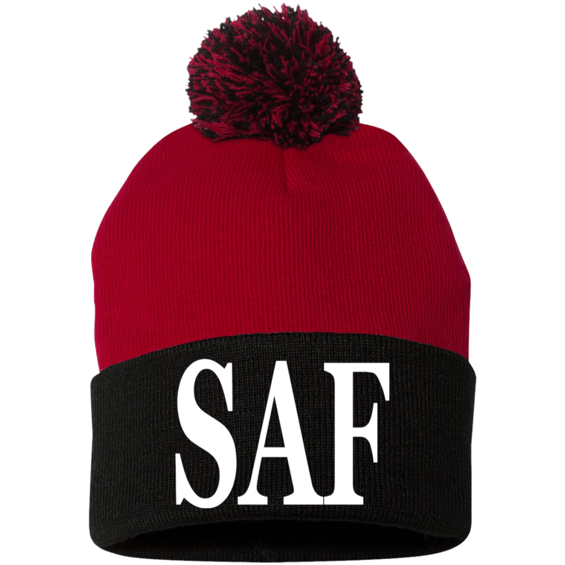 SAF - Pom Pom Knit Cap