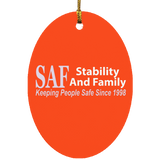 SAF - Oval Ornament