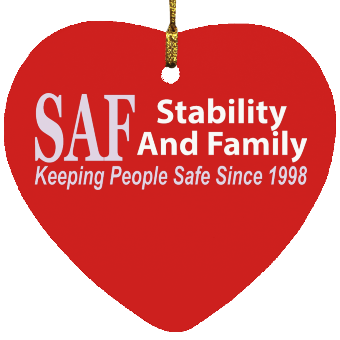 SAF - Heart Ornament