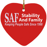SAF - Heart Ornament