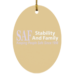 SAF - Oval Ornament