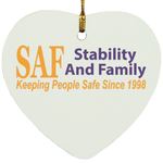 SAF - Heart Ornament