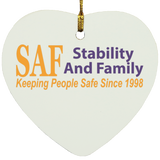 SAF - Heart Ornament