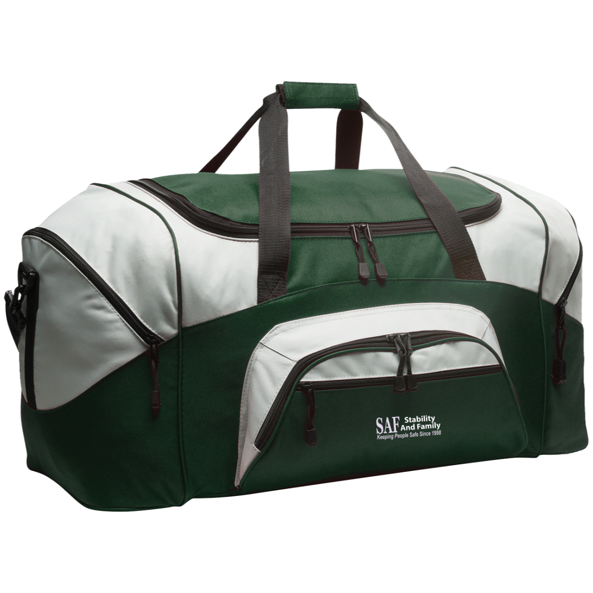 SAF - Embroidered Sport Duffel