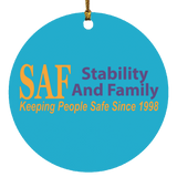 SAF - Circle Ornament
