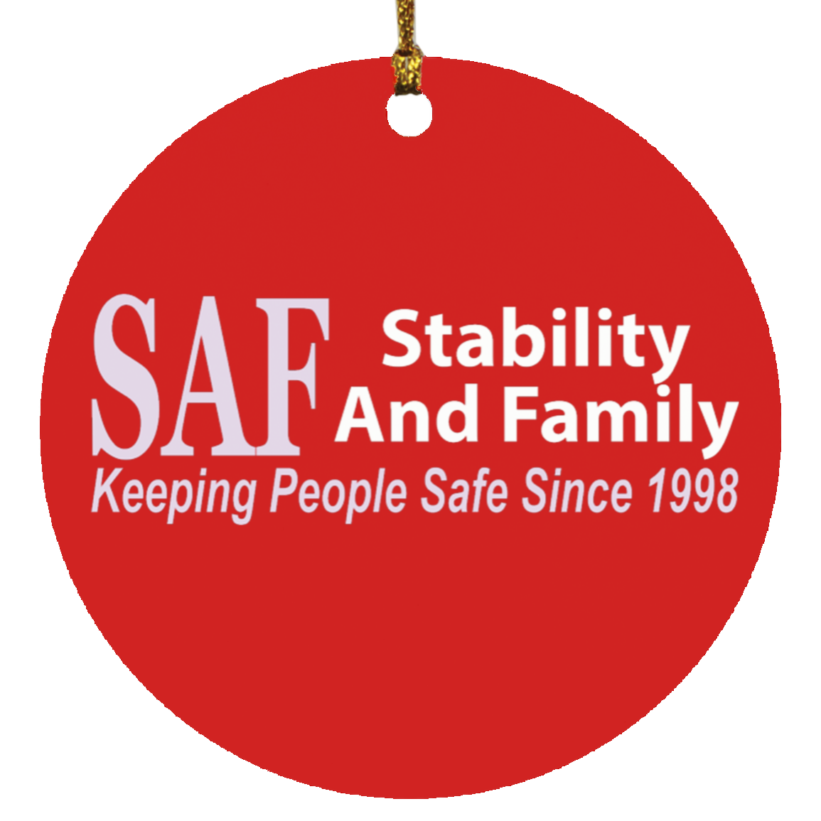 SAF - Circle Ornament