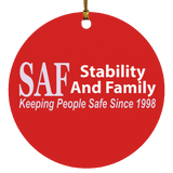SAF - Circle Ornament