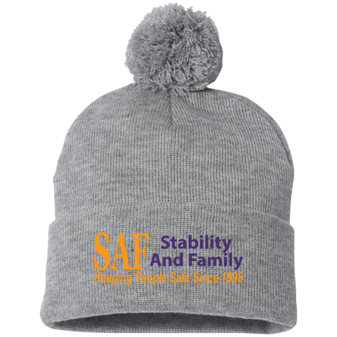 SAF - Pom Pom Knit Cap