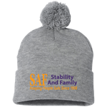 SAF - Pom Pom Knit Cap