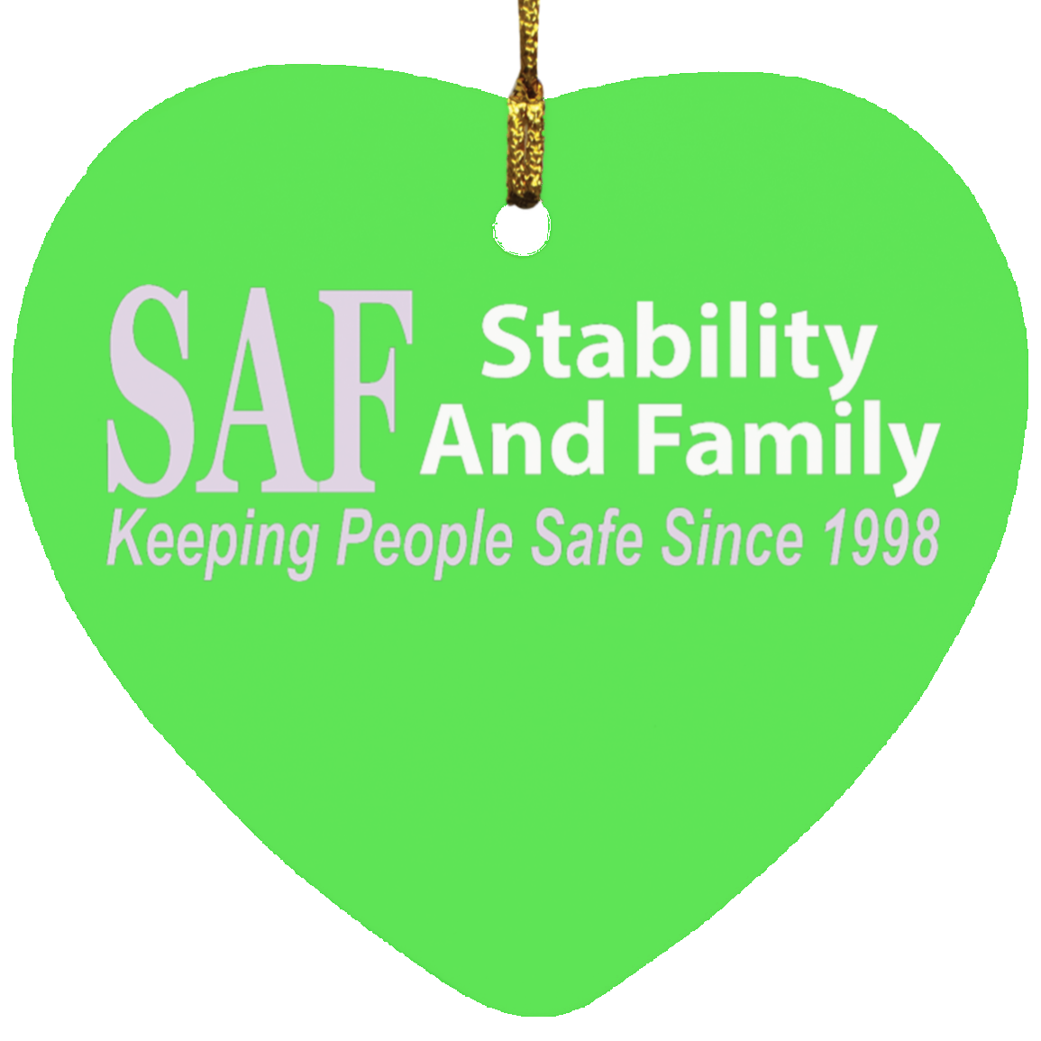 SAF - Heart Ornament