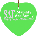 SAF - Heart Ornament